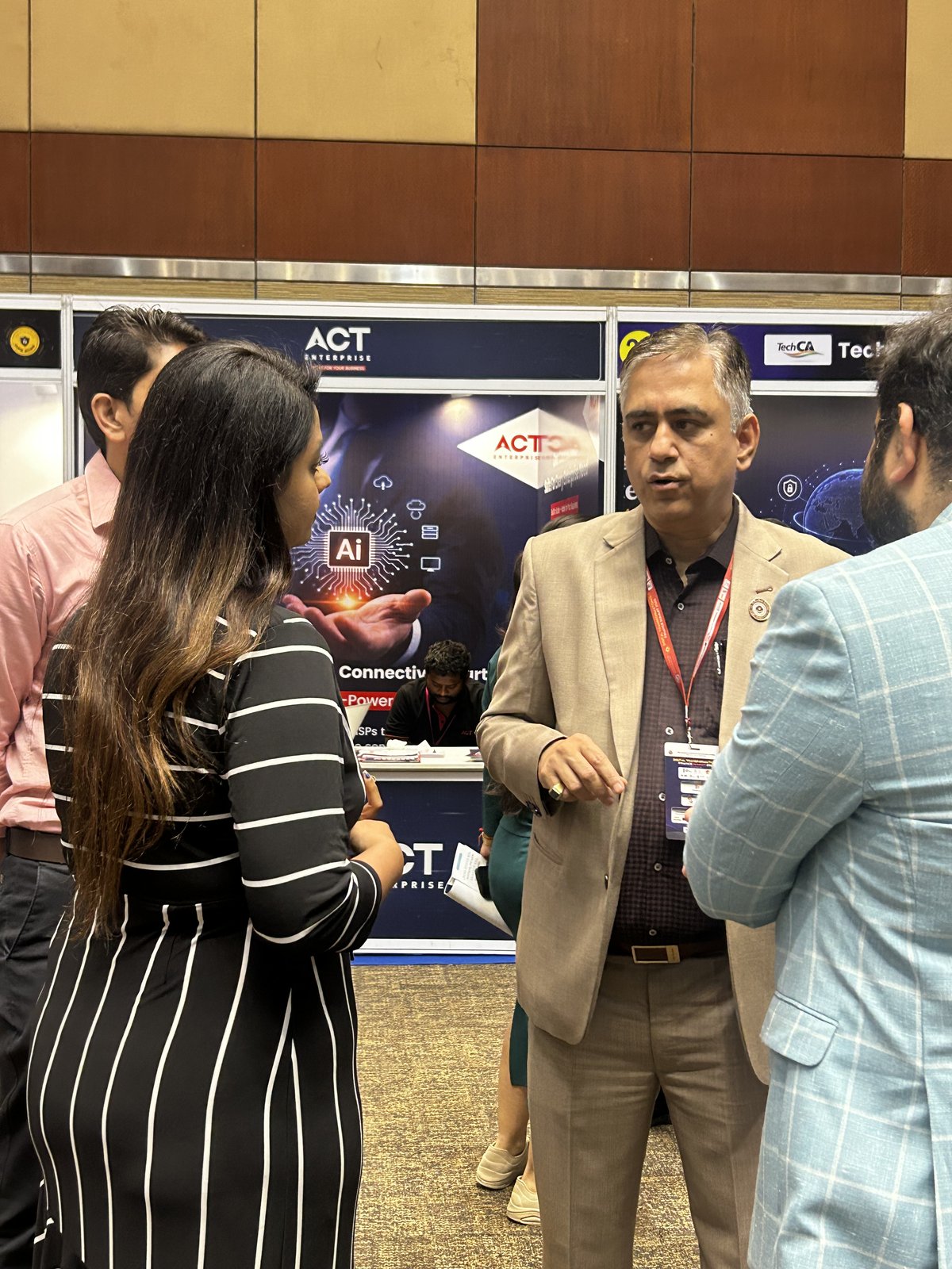 SecComply at an exhibitor booth during ICAI DxFS 2026, Hyderabad